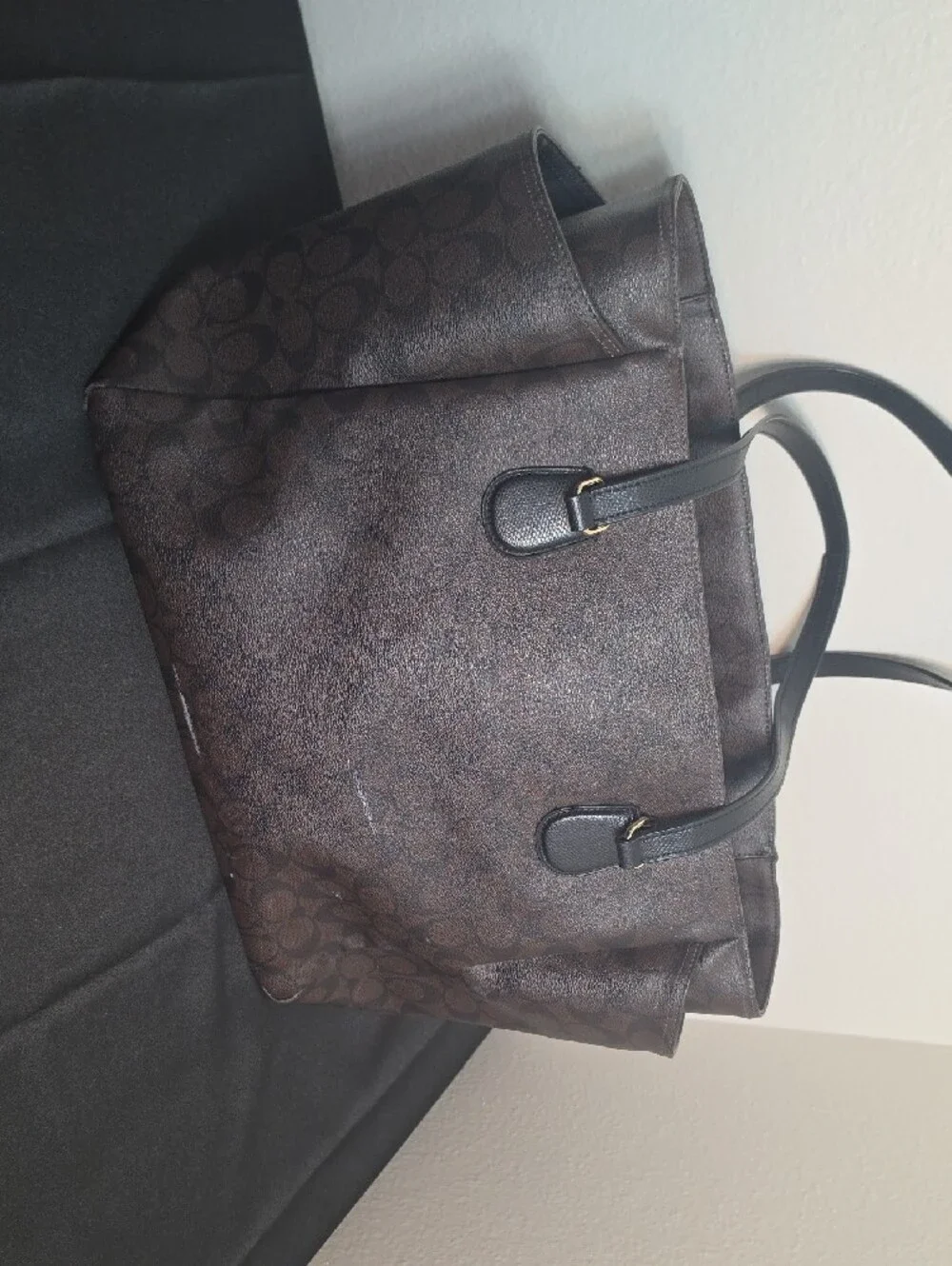 Coach baby bag